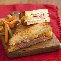 Hawaiian Grilled Cheese Sandwiches Recipe | MyRecipes image