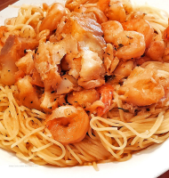 Scampi alla Veneziana with Angel Hair | What's Cookin ... image