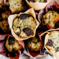 Zucchini & Blackberry Muffins - calgiant.com image