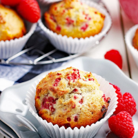 Raspberry Yogurt Muffins Recipe | This Mama Cooks! On a Diet image