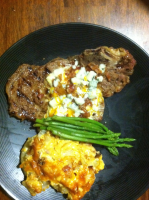 Steak With Blue Cheese Sauce Recipe - Food.com image