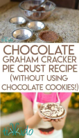 How to Make a Chocolate Graham Cracker Crust (Without ... image