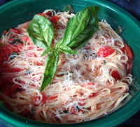 Angel Hair Pasta With Basil & Tomatoes Recipe - Food.com image