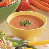 Six-ingredient Basil Tomato Soup Recipe: How to Make It image