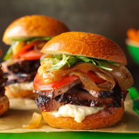Brisket Sliders with Caramelized Onions Recipe: How to Make It image