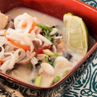 Thai Coconut Chicken Soup (Noodle Bowl) Recipe | Allrecipes image