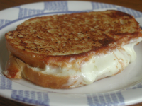 Extra Cheesy Grilled Cheese Recipe - Cheese.Food.com image