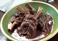Greek-Style Braised Lamb Shanks Recipe | Bon Appétit image