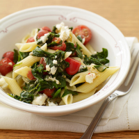 PENNE WITH SPINACH AND TOMATOES RECIPES