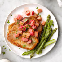 Pork Chops with Rhubarb Recipe: How to Make It image