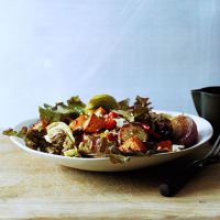 Roasted Vegetable Salad with Honey Dressing Recipe image