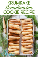 Krumkake Recipe (a Delicious Cardamom Cookie) | Tikkido.com image