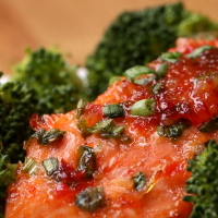 3-Ingredient Chili-glazed Salmon Recipe by Tasty image