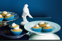 Pistachio and cardamom cupcakes Recipe | Good Food image