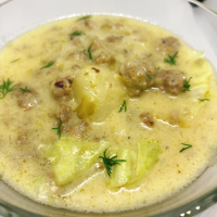 Instant Pot® Creamy Cabbage Sausage Soup Recipe | Allrecipes image