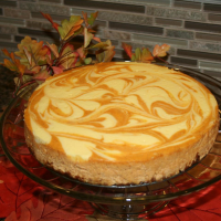 Pumpkin Swirled Cheese Cake Recipe | Allrecipes image