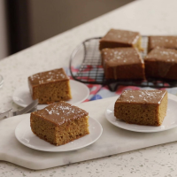 One-Bowl Caramel Snack Cake with Caramel Glaze Recipe | Yummly image