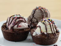 Ice Cream Brownie Cups Recipe - Food.com image