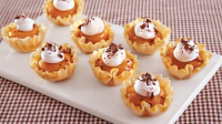 Tiny Caramel Tarts Recipe - BettyCrocker.com image