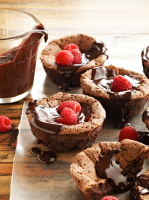Mini Flourless Chocolate Cakes | Better Homes & Gardens image