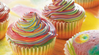 “Tie-Dye” Cupcakes Recipe - BettyCrocker.com image