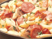 Polish Sausage & Pasta | Just A Pinch Recipes image