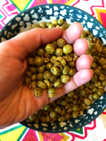 Crunchy Roasted Baked Green Peas Snack Recipe – Melanie Cooks image