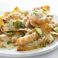 Shrimp-and-Crab Nachos Recipe | MyRecipes image