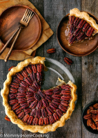 Easy Eggless Pecan Pie Recipe - Mommy's Home Cooking image