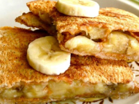 Healthy Recipes: Peanut Butter and Honey Sandwich on Rye ... image