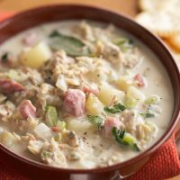 Slow-Cooker Clam Chowder Recipe | EatingWell image