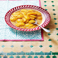 Peaches with Caramel Sauce | Dessert Recipes | Woman & Home image