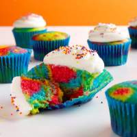 Tie-Dyed Cupcakes Recipe: How to Make It image