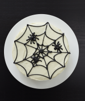 Spiderweb Cake Recipe | Real Simple image