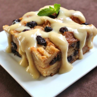 Best Bread Pudding with Vanilla Sauce Recipe | Allrecipes image