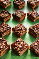 No-Bake Fudgy Toffee Bars Recipe | MyRecipes image