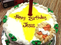 Happy Birthday Jesus Cake | Just A Pinch Recipes image