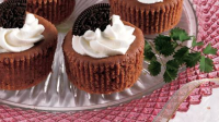 Mini Chocolate Cheesecakes Recipe - BettyCrocker.com image