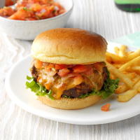 Taco Burgers Recipe: How to Make It - Taste of Home image