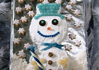 Snowman Cake : Recipes : Cooking Channel Recipe | Cooking ... image
