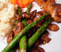 Asparagus and Mushroom Saute Recipe - Food.com image
