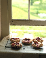 Individual Rhubarb and Raspberry Tartlets Recipe | Martha ... image