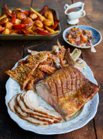 Jamie's epic roast pork | Jamie Oliver pork recipes image