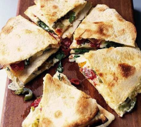 Cheesy tortilla wrap recipe | BBC Good Food image