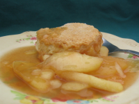 Apple Cobbler With Sweet Biscuit Crust Recipe - Dessert ... image
