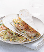 Shrimp Tacos With Citrus Cabbage Slaw Recipe | Real Simple image