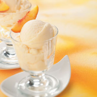 Frozen Peach Yogurt Recipe: How to Make It image