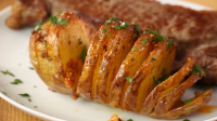 Air Fryer Hasselback Potatoes Recipe | Allrecipes image