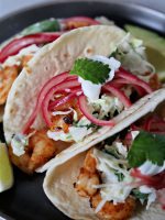 The Best Healthy Air Fryer Shrimp Tacos image