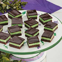 Fudgy Mint Squares Recipe: How to Make It image